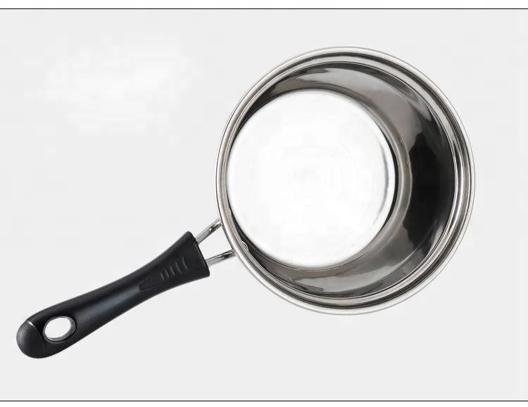 Factory wholesale stainless steel milk boiling pot hot pot with lid