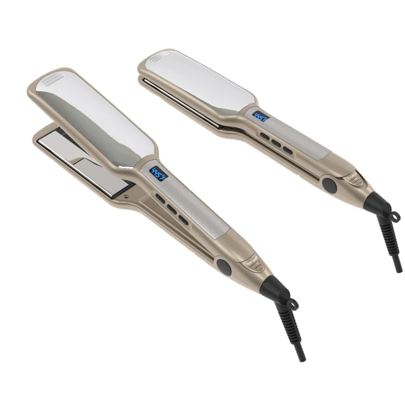 450 ultrasonic infrared  titanium plate hair straightener iron