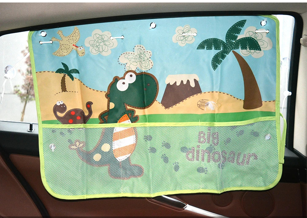 Airplane Bus Window Shade Cartoon Curtains For Baby