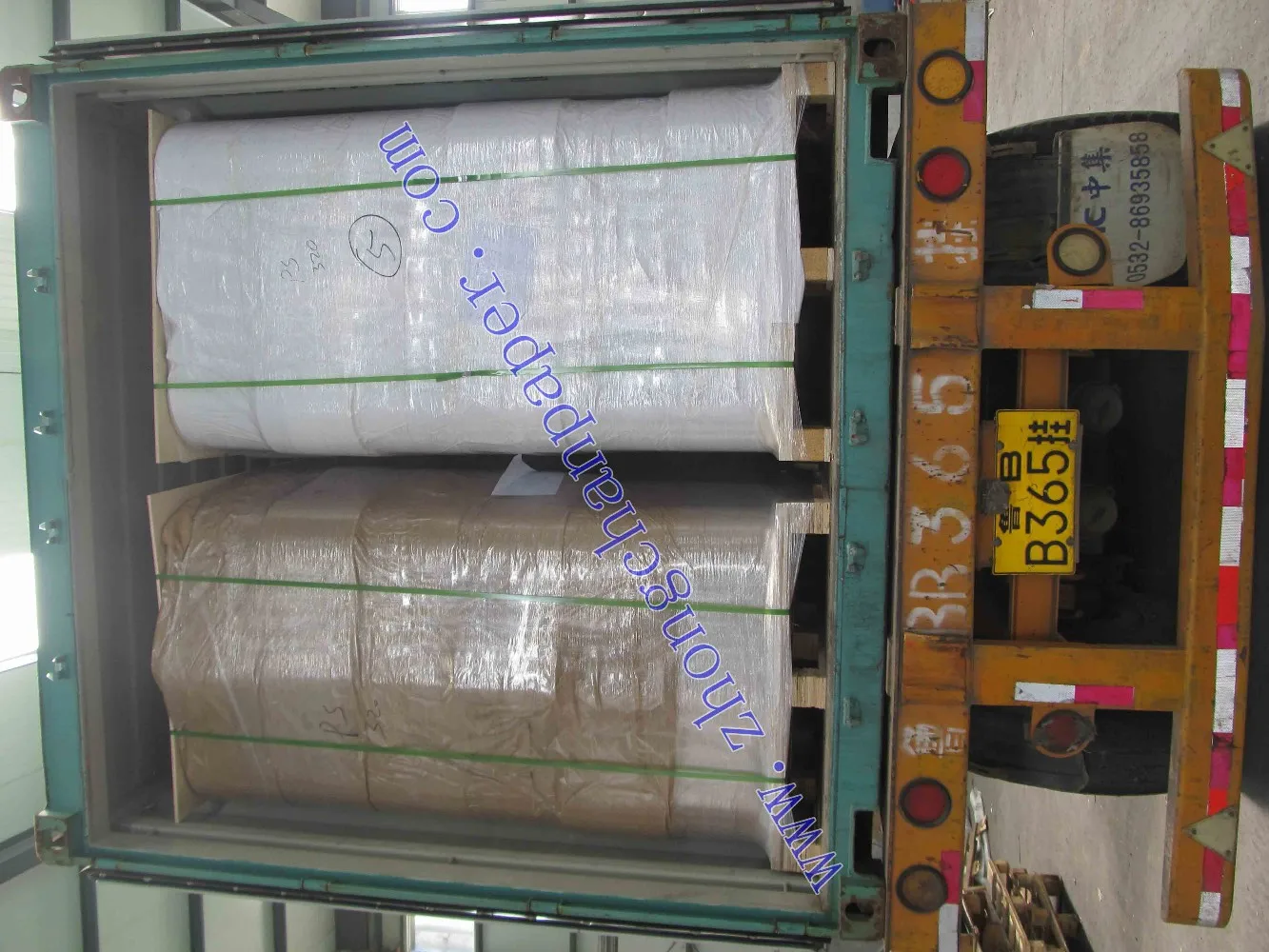 
Custom-Made Plain 40gsm MG Poly Coated White Kraft Paper Rolls 