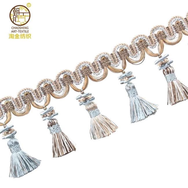 
High quality Europe Fashion Curtain Tassel Fringe Trimming 