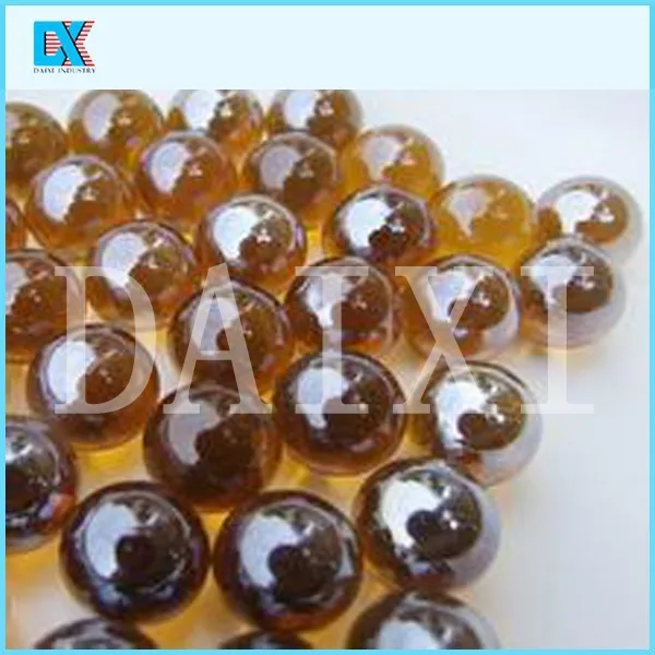 Decorative colored round glass ball