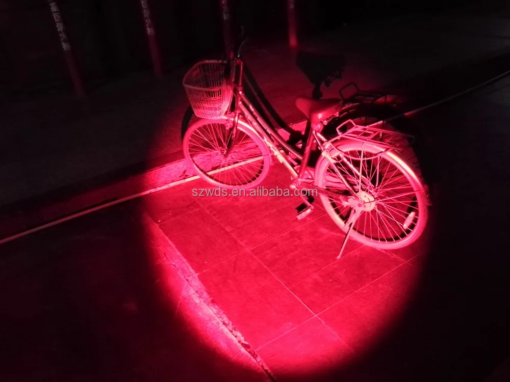 10 Watts Red Rechargeable LED Torch Light Night Deer Hunting Red Flashlight