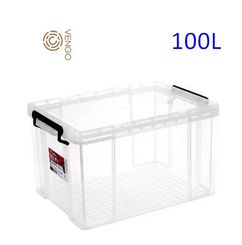 Good Quality 100L Plastic Container Widely Use Large Plastic Containers Clear Plastic container with lid