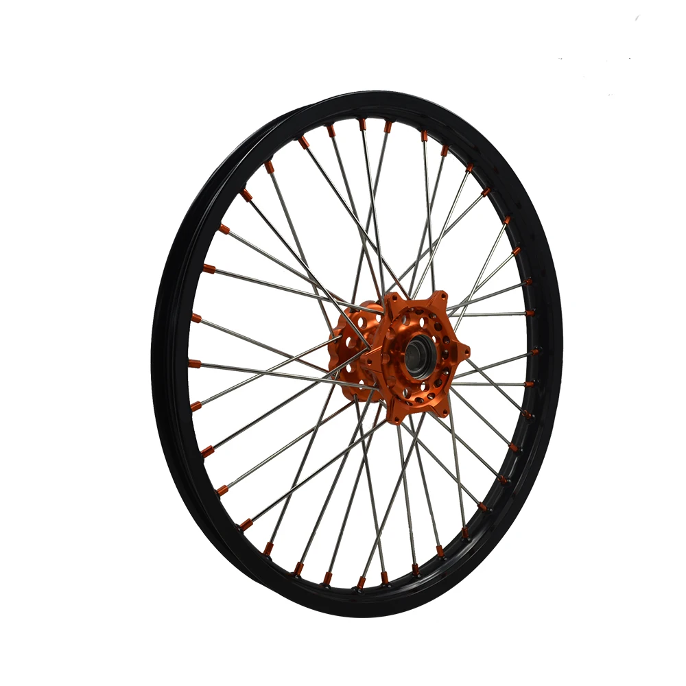 SXF EXC SX Motocross Dirt bike CNC 19Inch 21Inch Alloy spoked wheels