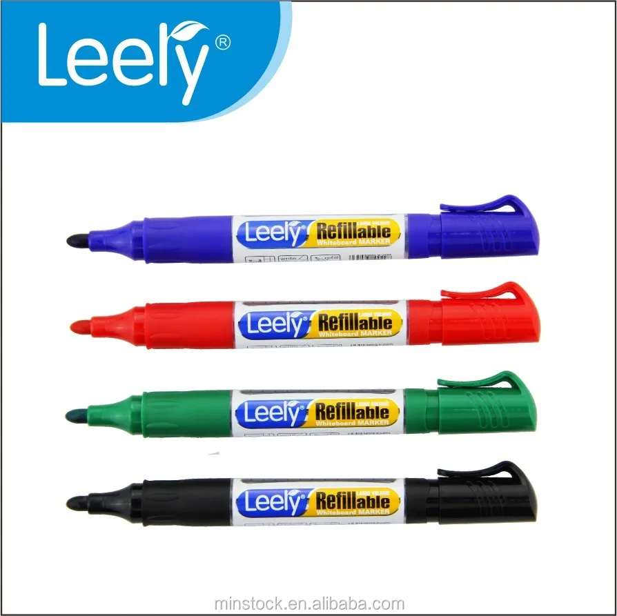 Leery Refillable Whiteboard Marker with Refill Ink Cartrige