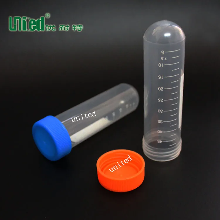 
50ml round bottom with screw cap centrifuge tube 
