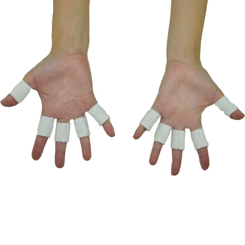 Finger Sleeves Support Thumb Brace Protector Breathable Elastic Finger Tape for Basketball, Tennis,Baseball,  Volleyball
