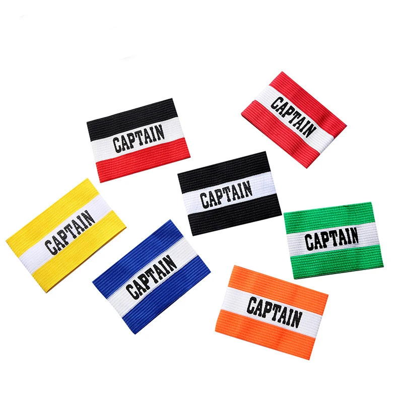 Custom Elastic Sport Soccer Captain Armband Bright Color Football Captain Armband
