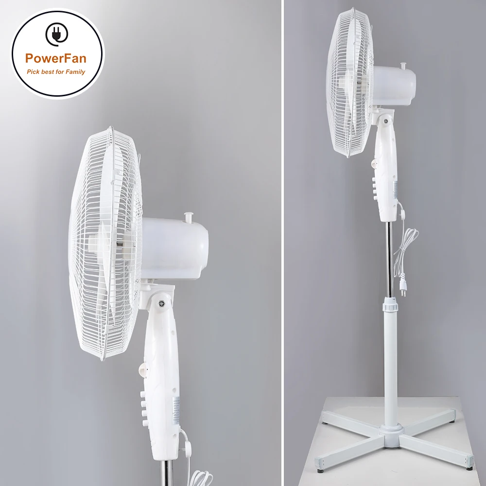 Cheap Parts Home Appliance 220V 16 Inch Electrical Fans Floor Stand Fan