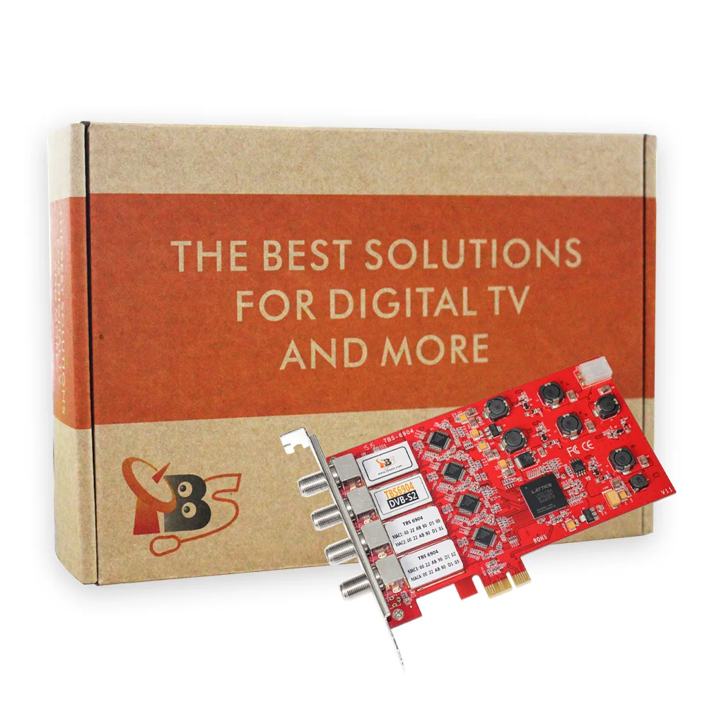 
The most popular!!! DVB-S2/S Quad tuner PCIe Card 