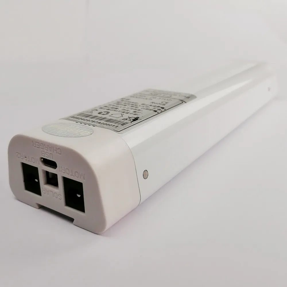 KECO Professional rechargeable curtain motor battery for DC Curtain Motor and battery tubular motor with remote co ntrolling