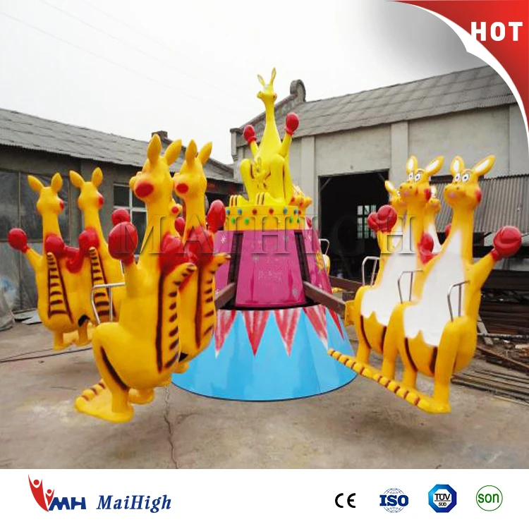 Amusement park family games attractions kids rides kangaroo jump for sale