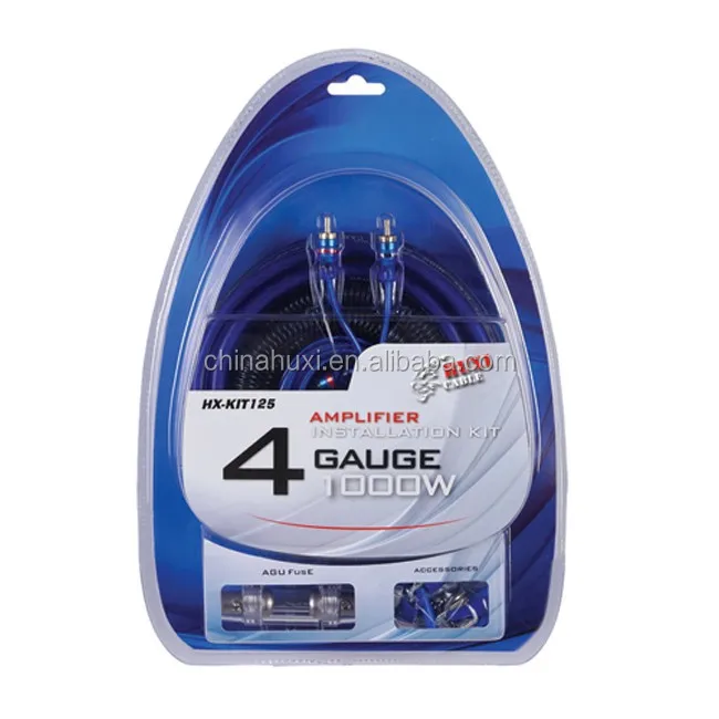 4 Gauge Car Amplifier Wiring Kit , For Car Amplifier Wiring Kit , 4ga Amp Amplifier Fused Wire Wiring Kit