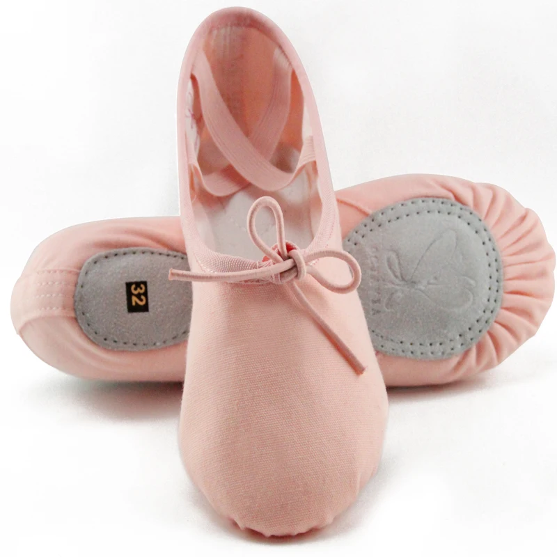 7000003 Cheap Wholesale foldable ballet shoes in bag for Girls