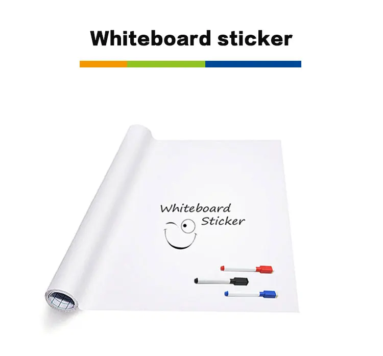 Self-adhesive Whiteboard Sticker Chalkboard Labels Green Chalkboard and Black Metallized Film Pet Decorative Film Casting Soft
