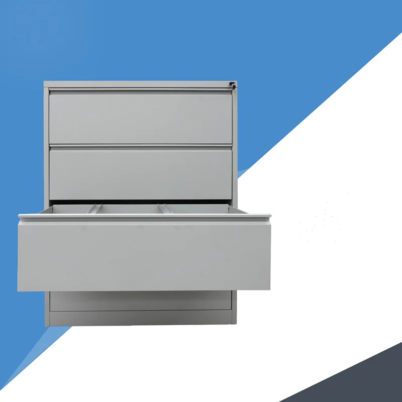 Knock Down Metal 4 Drawer Horizontal Filing Drawer Cabinets