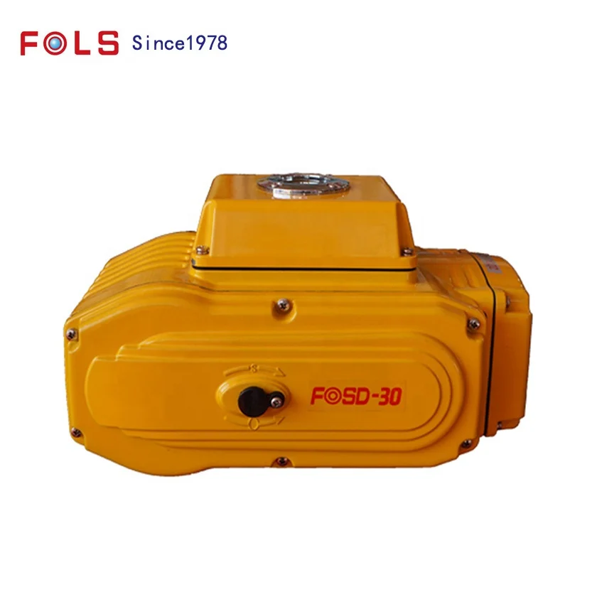 Factory wholesale butterfly ball valve on-off switch type electric actuator with manual tool