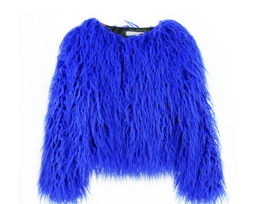 
Factory Direct Sale artificial fur jacket wholesale Faux Fur coat 