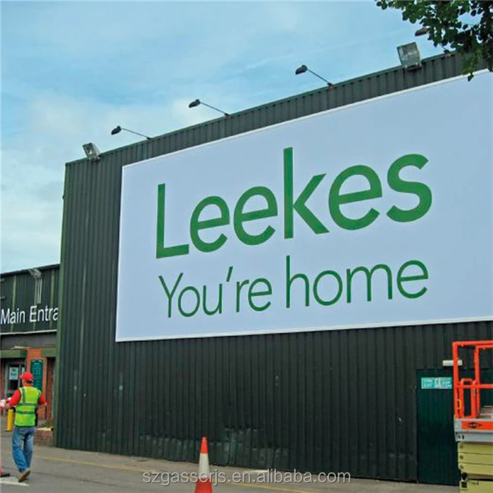 Custom Outdoor Advertising Fabric Vinyl Large Format PVC Flex Banner For Fence Printed Banner