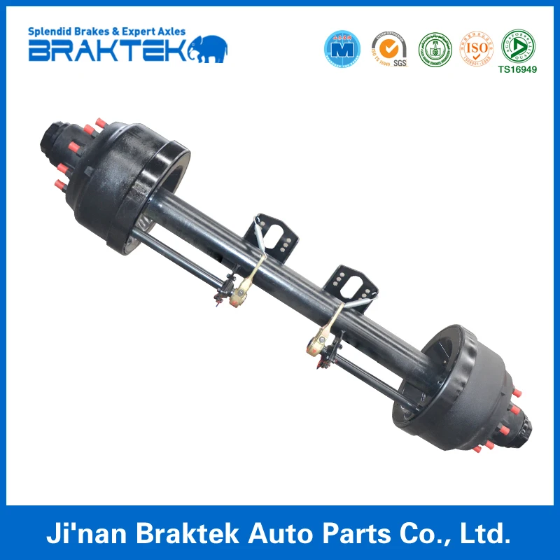 Heavy Duty Semi Trailer Spares Parts China Supplier 12T American Type Truck Trailer Axel