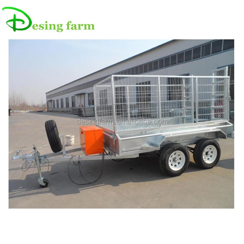 9*5 hydraulic tipping car trailer manufacturer for Australia and New Zealand
