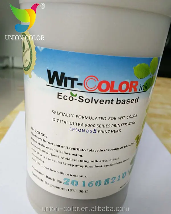 Wit Color Eco Solvent Ink for DX7 Eco Solvent Printer