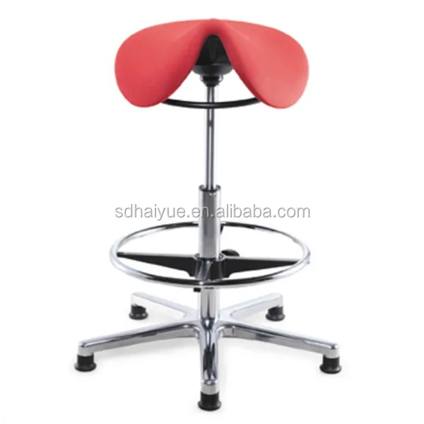 High Quality Saddle Chair with Footrest swivel hair beauty stool salon barber  chair