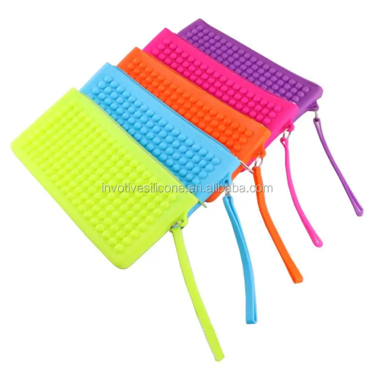 
Promotional Cheap Colorful silicone women purse and wallet with zipper 