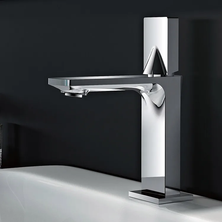 Factory product copper bathroom basin faucets cold and hot water mixer basin tap