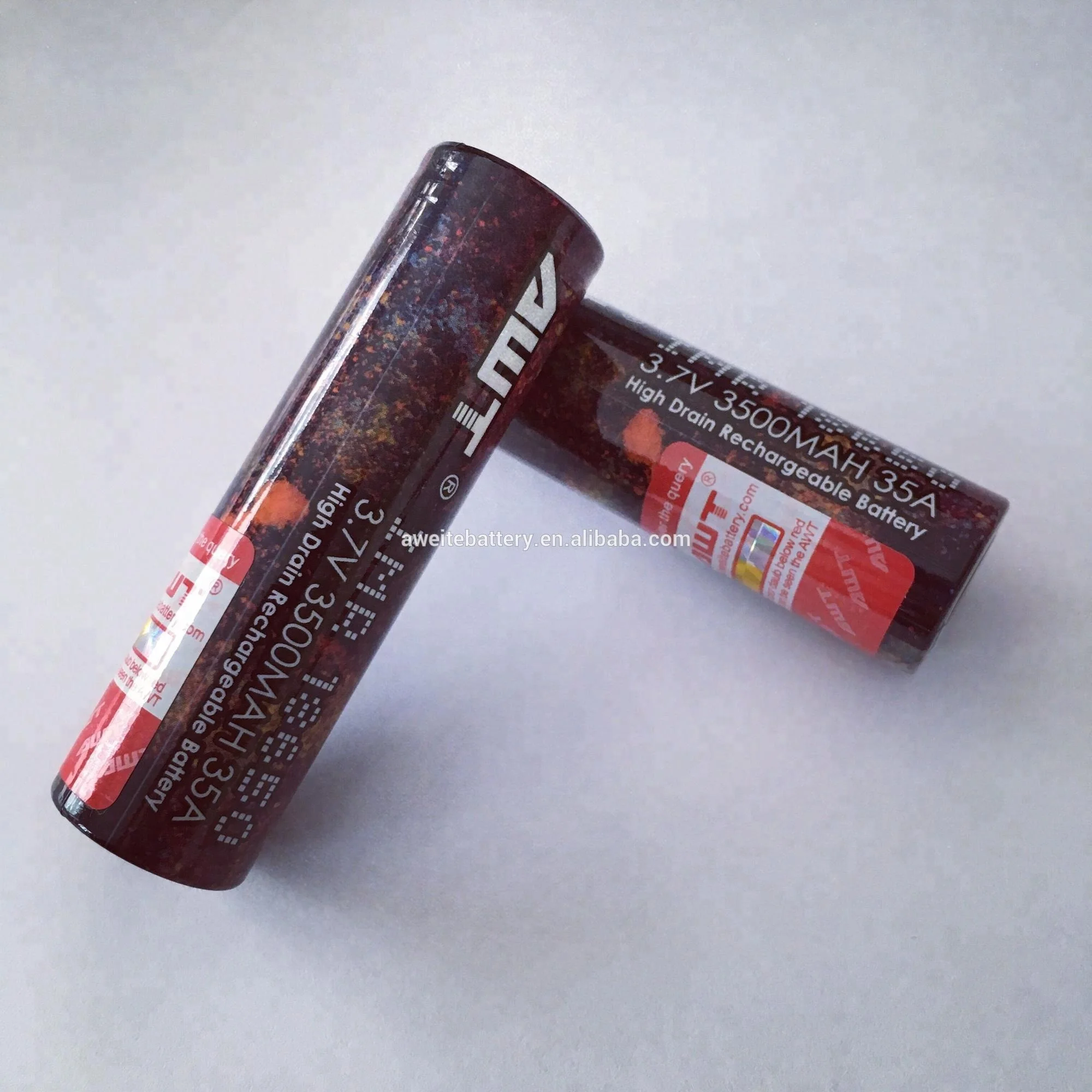 
AWT Authentic Rainbow 3500mAh lithium ion batteries for vape mod k100 k200 