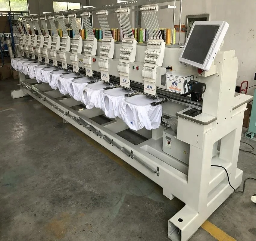 GALAXY HIGH SPEED 12 HEAD HAT / T-SHIRT EMBROIDERY MACHINE