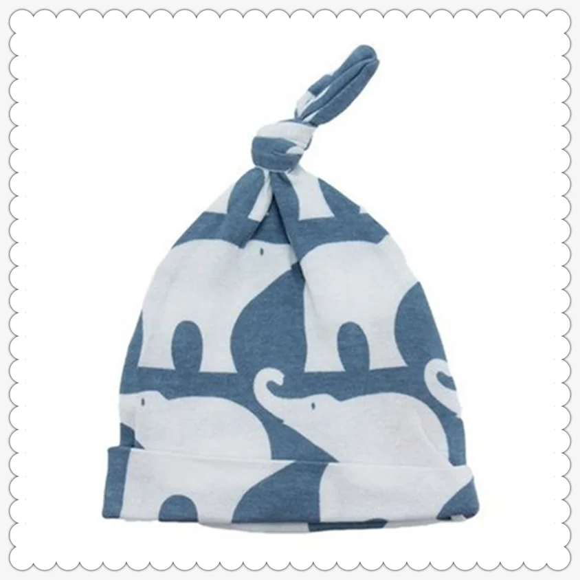 Детская Регулируемая шапка унисекс из 100% хлопка с узлом