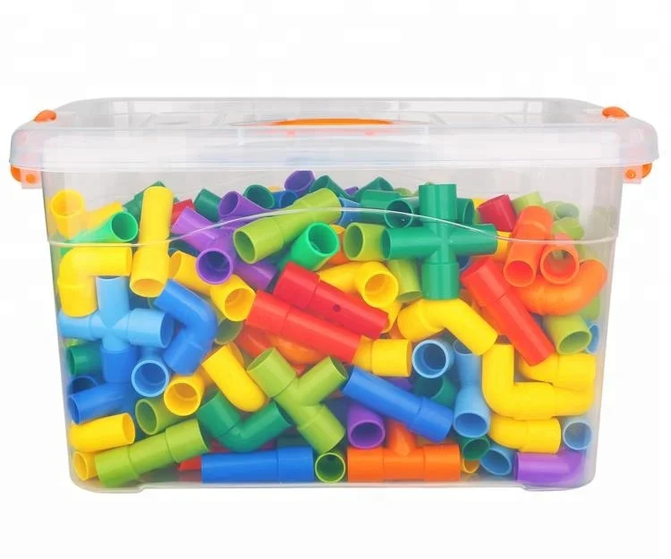 
DIY puzzle building blocks toy water pipe educational pipes toy blocks for Children 