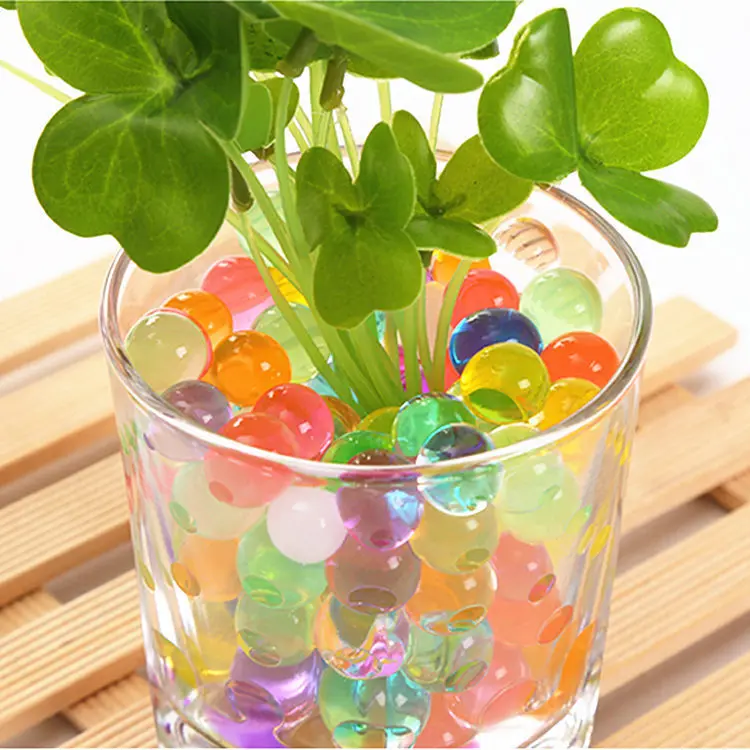 Water Gel Beads Eco-friendly  Crystal Soil For  Garden Decoration hydroponic plant