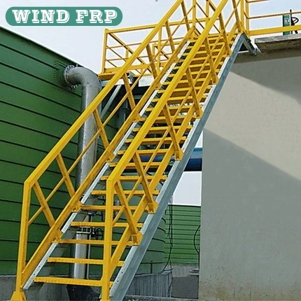 
FRP GRP stair grating and handrail 