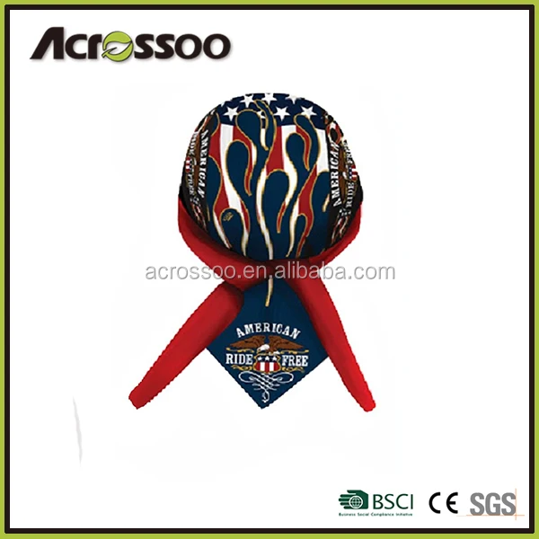 New Pirate Skull and Crossbones Fitted Doo Du Rag pirate hat