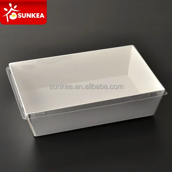 Printed paper sushi tray for sushi container