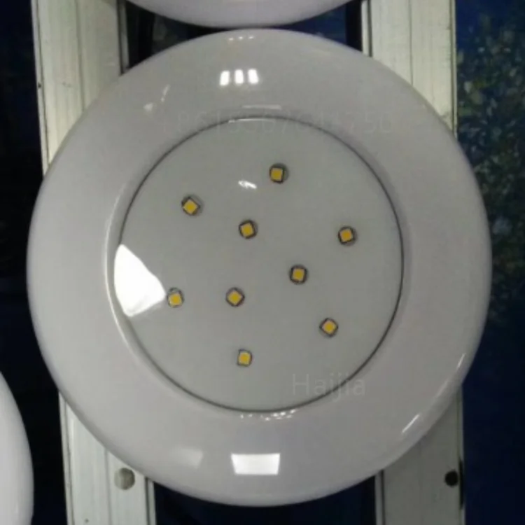 4 years warranty Epistar SMD led chip 9W ultrathin ABS Dia125*H25mm DN20 Embedded led pool light