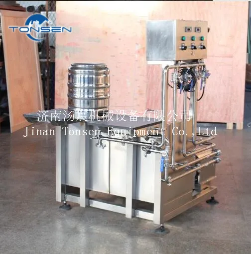 
One station manual beer keg washing machine washer factory 