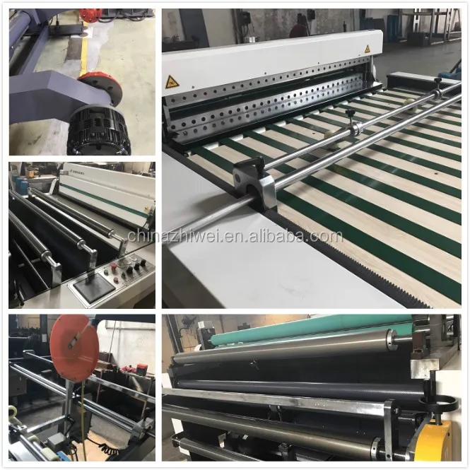 
HQD zhejiang zhive brand hot sale industrial paper rotary high speed roll to sheet crosscutting machine cardboard sheeter 
