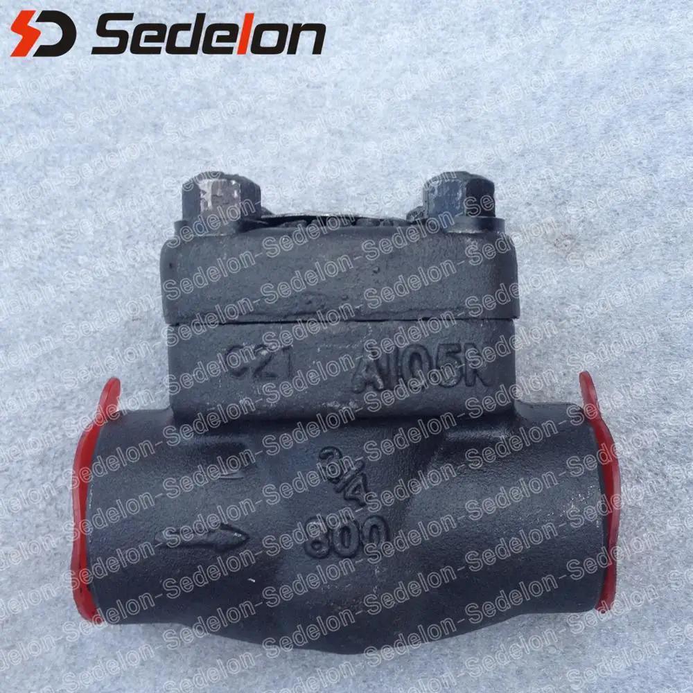 1 inch class 800LB forged check valve A105 SW NPT Flange API602/BS5354/ISO15761