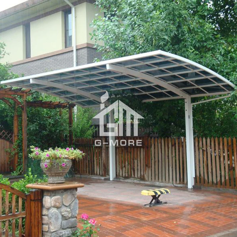 G-MORE Professional Carport Manufacturer, High Grade Easy DIY Elegant Aluminium/Solid PC Home Car port/ Car Shed