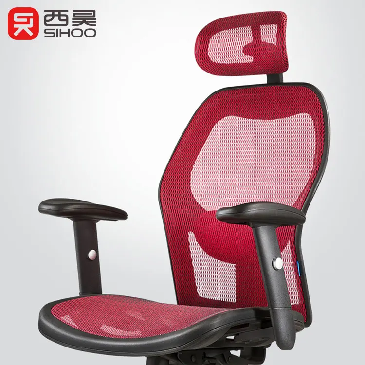 Высокое качество Прочный Поворотный эргономичный исполнительный Регулируемый офисный стул с колесами