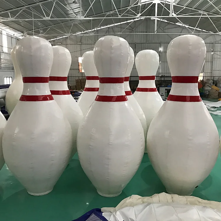 Hot Sale Outdoor Giants Inflatable Large Human Bowling Ball Alley Pin Game