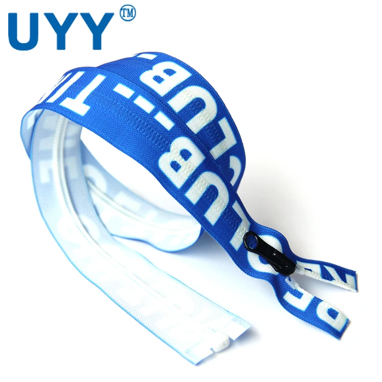 
Letters Special Printing Jacket 5# 65 cm Length Nylon Zipper 