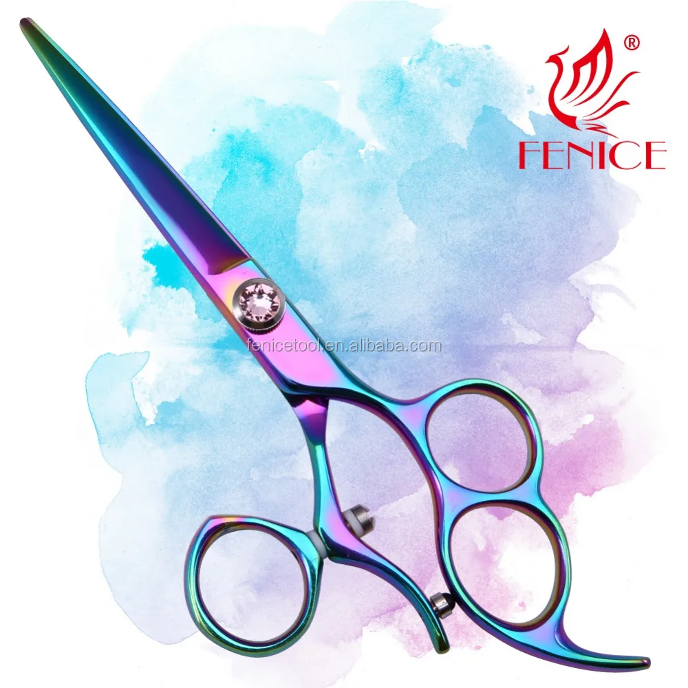 Professional JP440C steel 6.0 inch rotate handle salon barber scissors