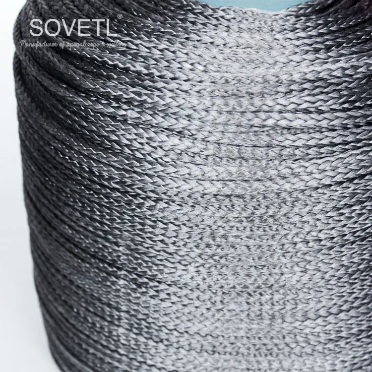 
High load capacity ATV/UTV Application braided uhmwpe winch rope 
