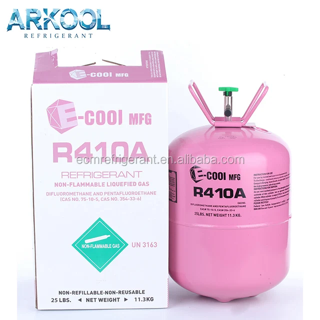 R 410 a refrigerante 25lb gas  gaz r410a ac air conditioner cooling gas price