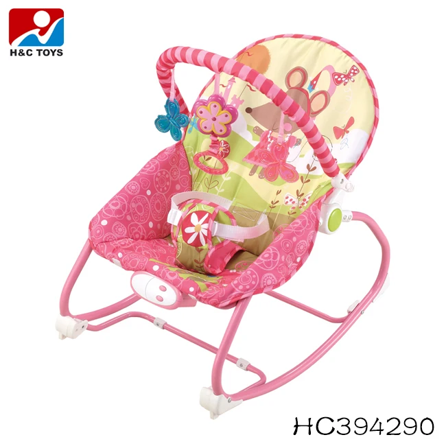 Safety Electric Rocking Chair Baby Bouncer Vibrating With Music